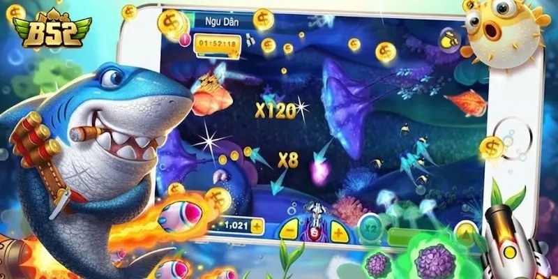Bí quyết săn thưởng trong game bắn cá 3D tại B52Club