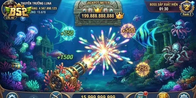 Bỏ túi mẹo chinh phục bắn cá Jackpot tại B52Club